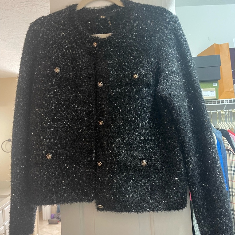 Women's Black Tweed Jacket